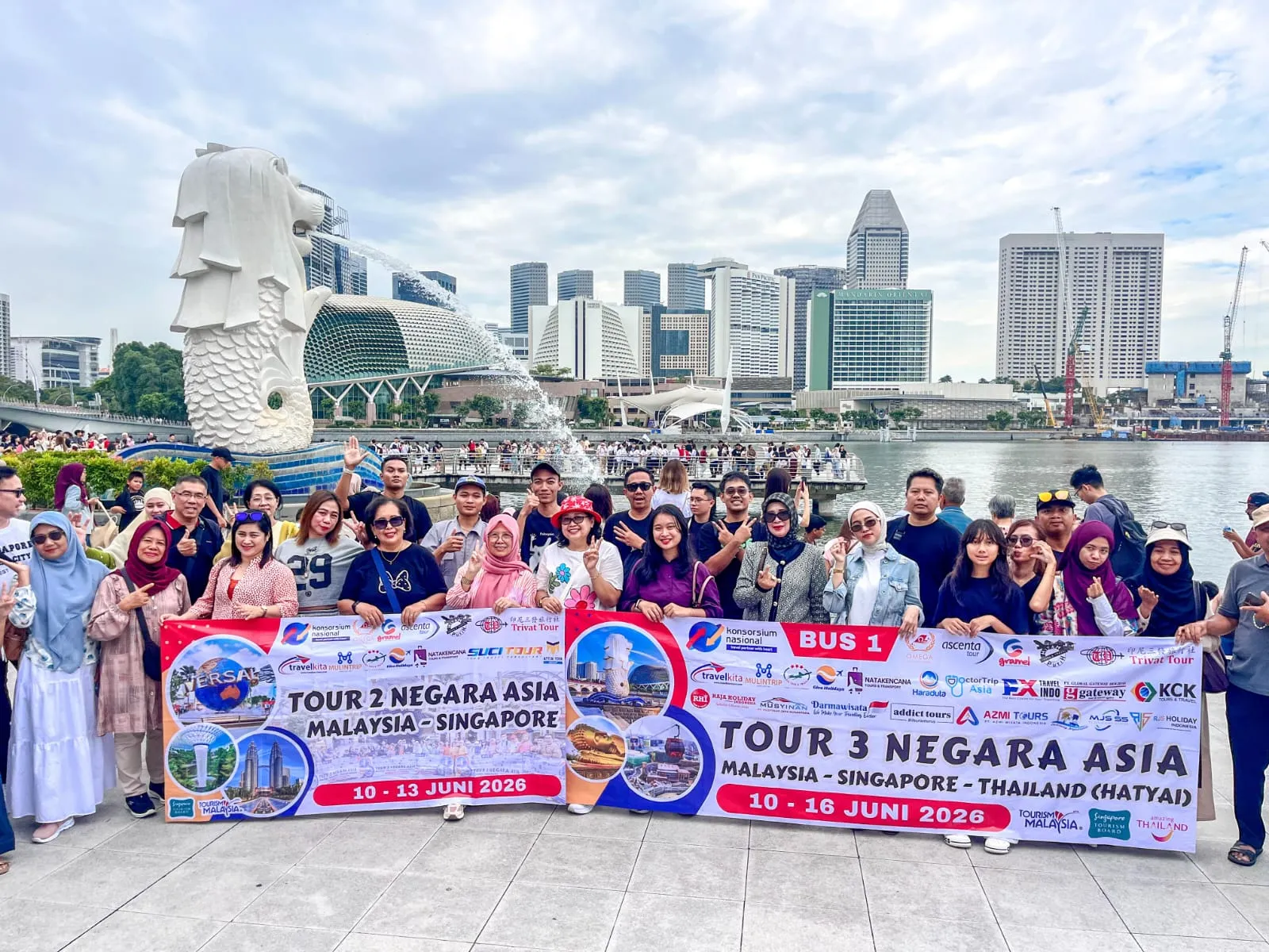 Paket Tour 3 Negara Asia (Singapore, Malaysia, Thailand | Hatyai)