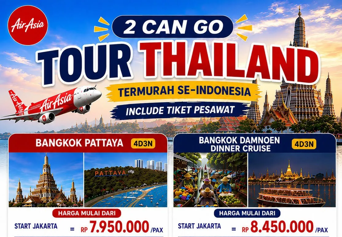 Paket Tour Bangkok Pattaya 