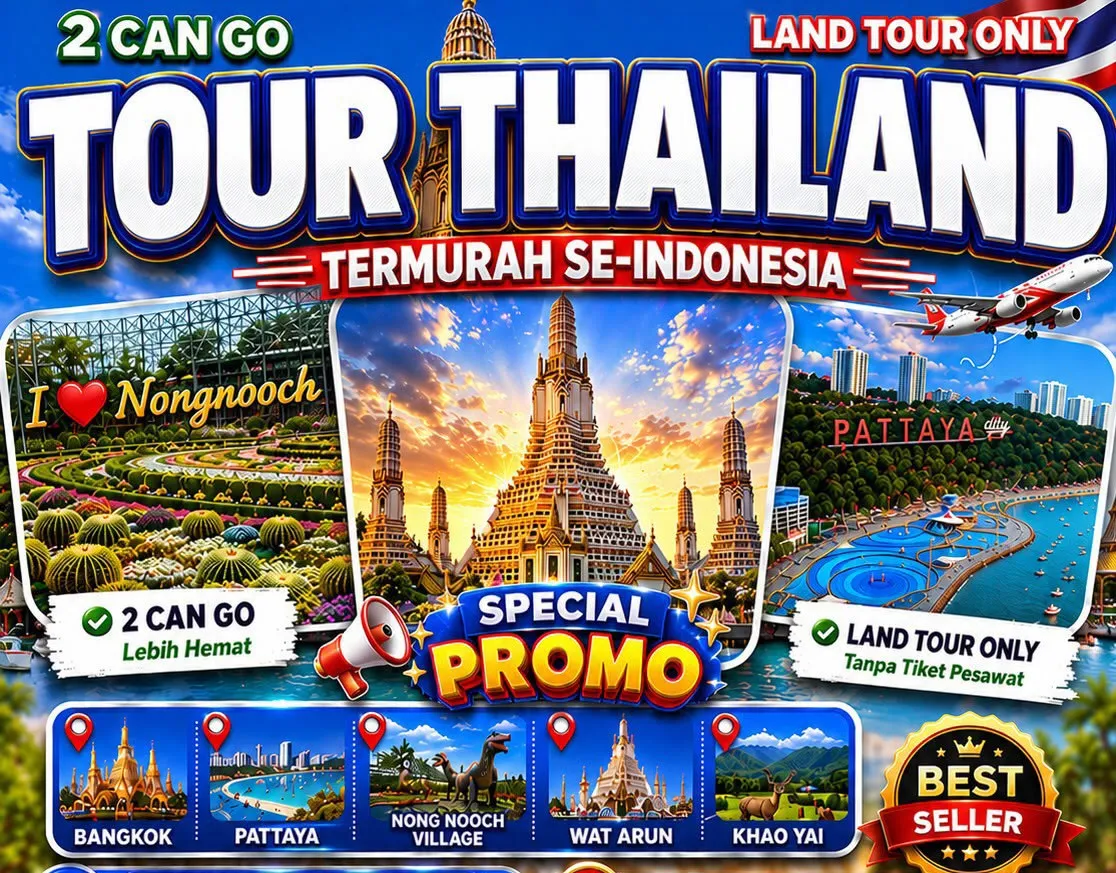 Paket Land Tour Bangkok Pattaya Khaoyai 